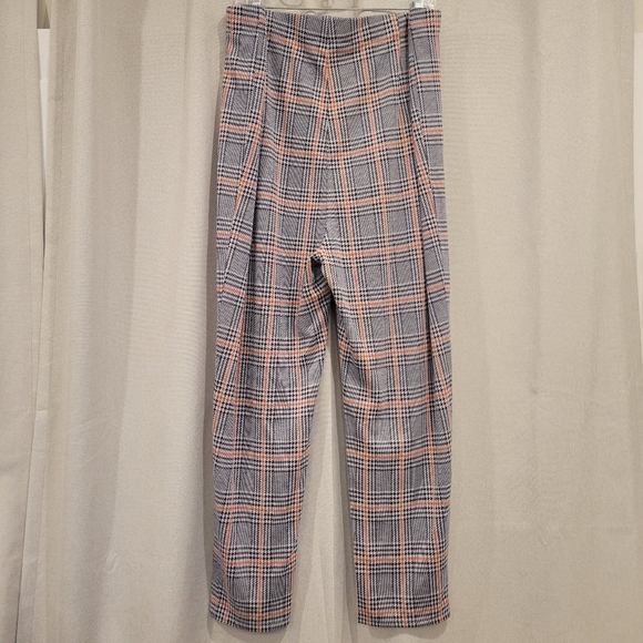 Modcloth Flare and Now Gingham Plaid Houndstooth Pull On Stretch Pants Size 2X - Picture 4 of 8